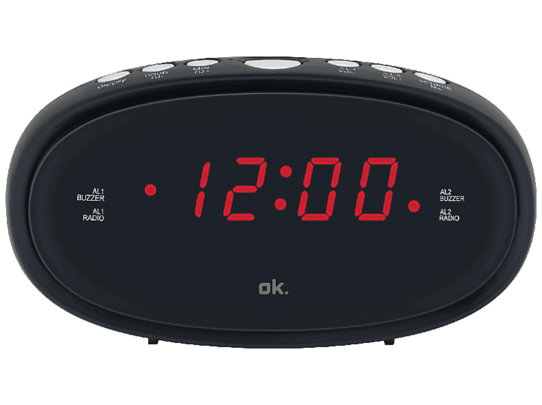 REACONDICIONADO B: Radio despertador  Phliips TAR3306/12, Sintonización  digital FM, Alarma dual, Temporizador, Negro