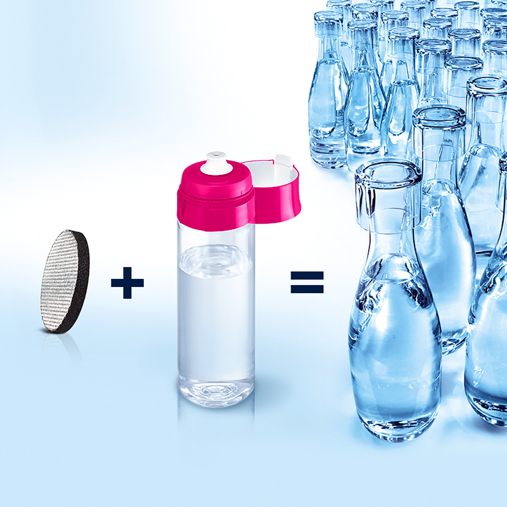 BRITA Vital  - Wasserfilterflasche (Pink)