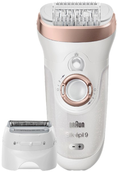 BRAUN Silk-epil 9 9-561 Epilierer, Weiß/Gold