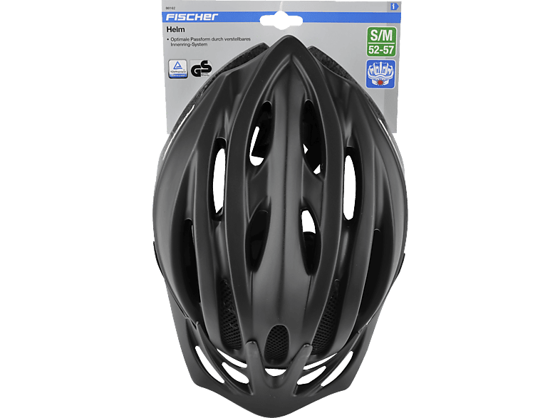 FISCHER 86162 Shadow (Fahrradhelm, 54 - 59 cm, Schwarz)