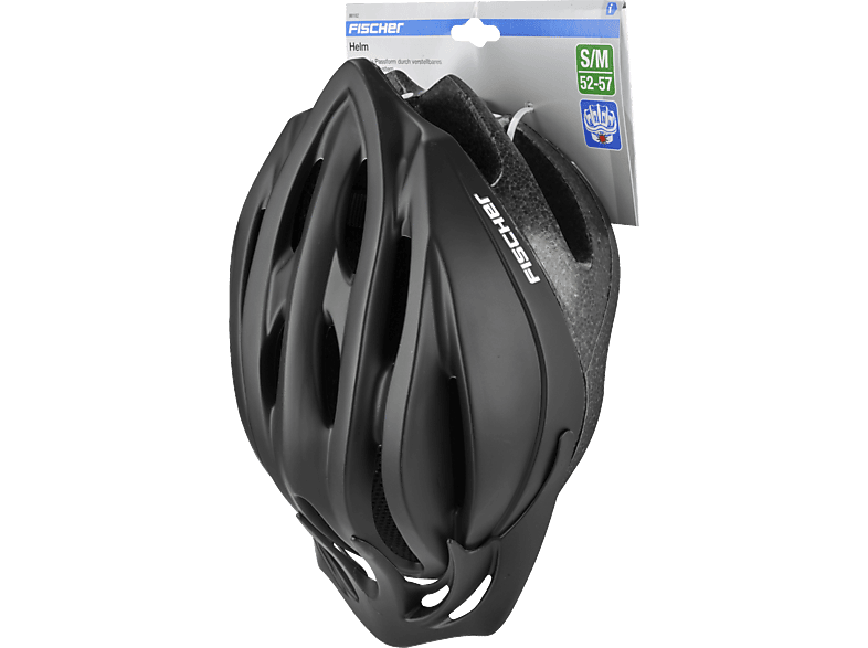 FISCHER 86162 Shadow (Fahrradhelm, 54 - 59 cm, Schwarz)