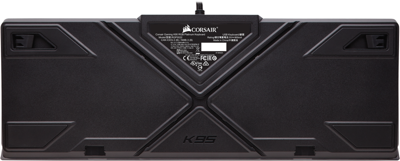 CORSAIR Clavier gamer Platinium Cherry MX Speed AZERTY (CH-9127014-BE)