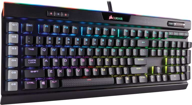 CORSAIR Clavier gamer Platinium Cherry MX Speed AZERTY (CH-9127014-BE)
