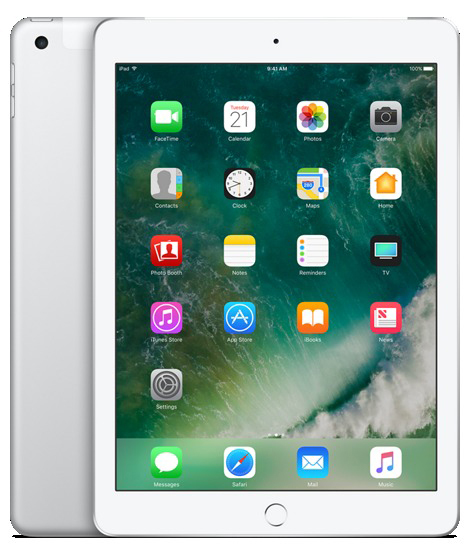 APPLE MP2E2FD/A iPad (2017) Wi-Fi + Cellular, Tablet, 128 GB, 9,7 Zoll, Silber
