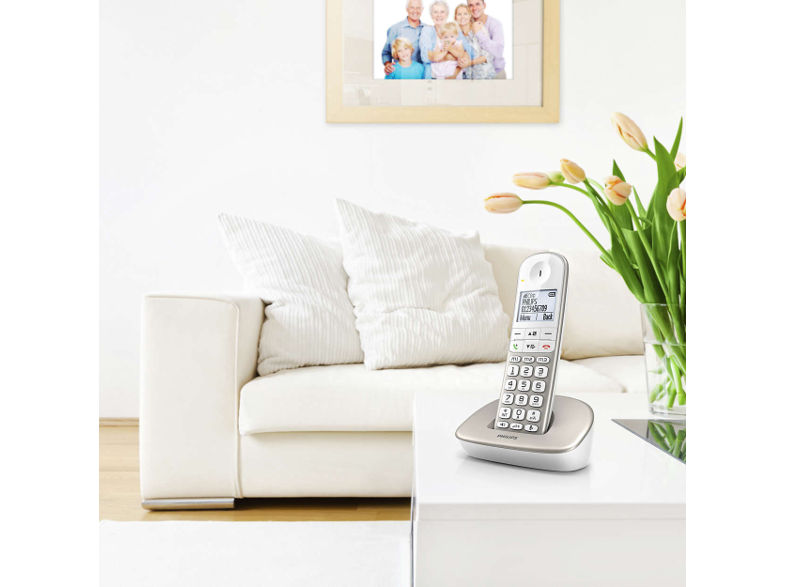 PHILIPS XL4901 fehér dect telefon