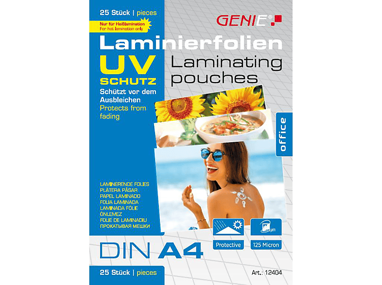 A4 Laminierfolien UV-Safe GENIE