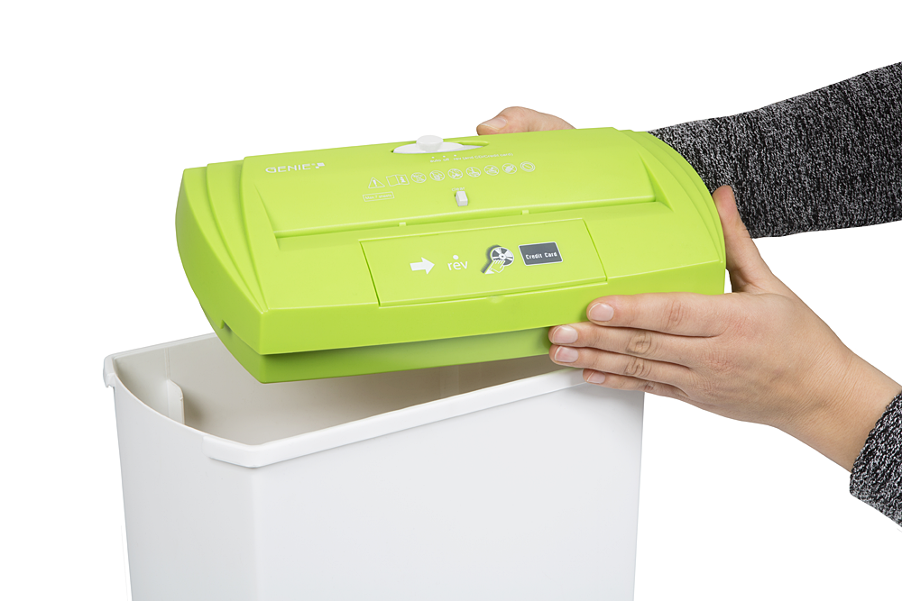 GENIE 250CD Akten- & CD-Vernichter, Grün/Weiß