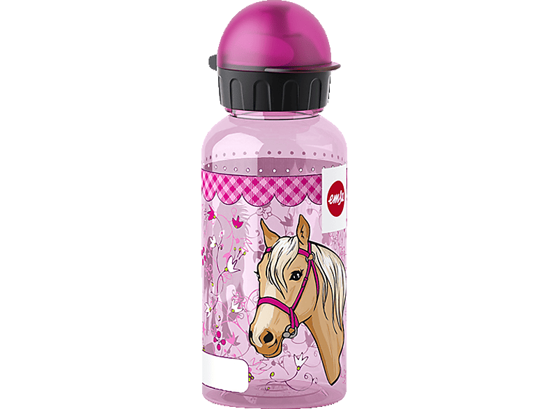 518126 Horse Trinkflasche EMSA Pink