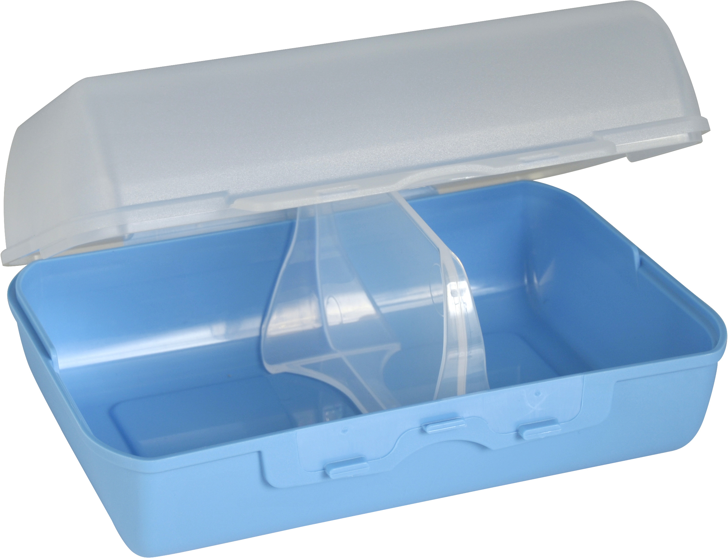 EMSA 513792 Variabolo Anton Lunchbox Blau/Transparent