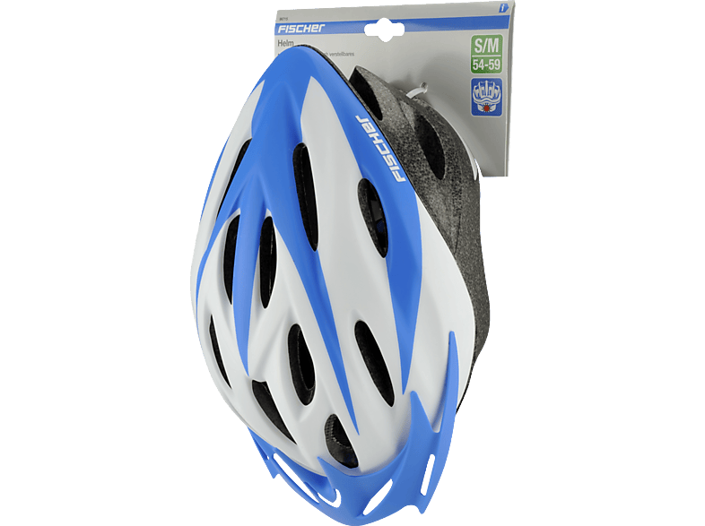 FISCHER 86715 Sportiv (Fahrradhelm, 54-59 cm, Weiß)