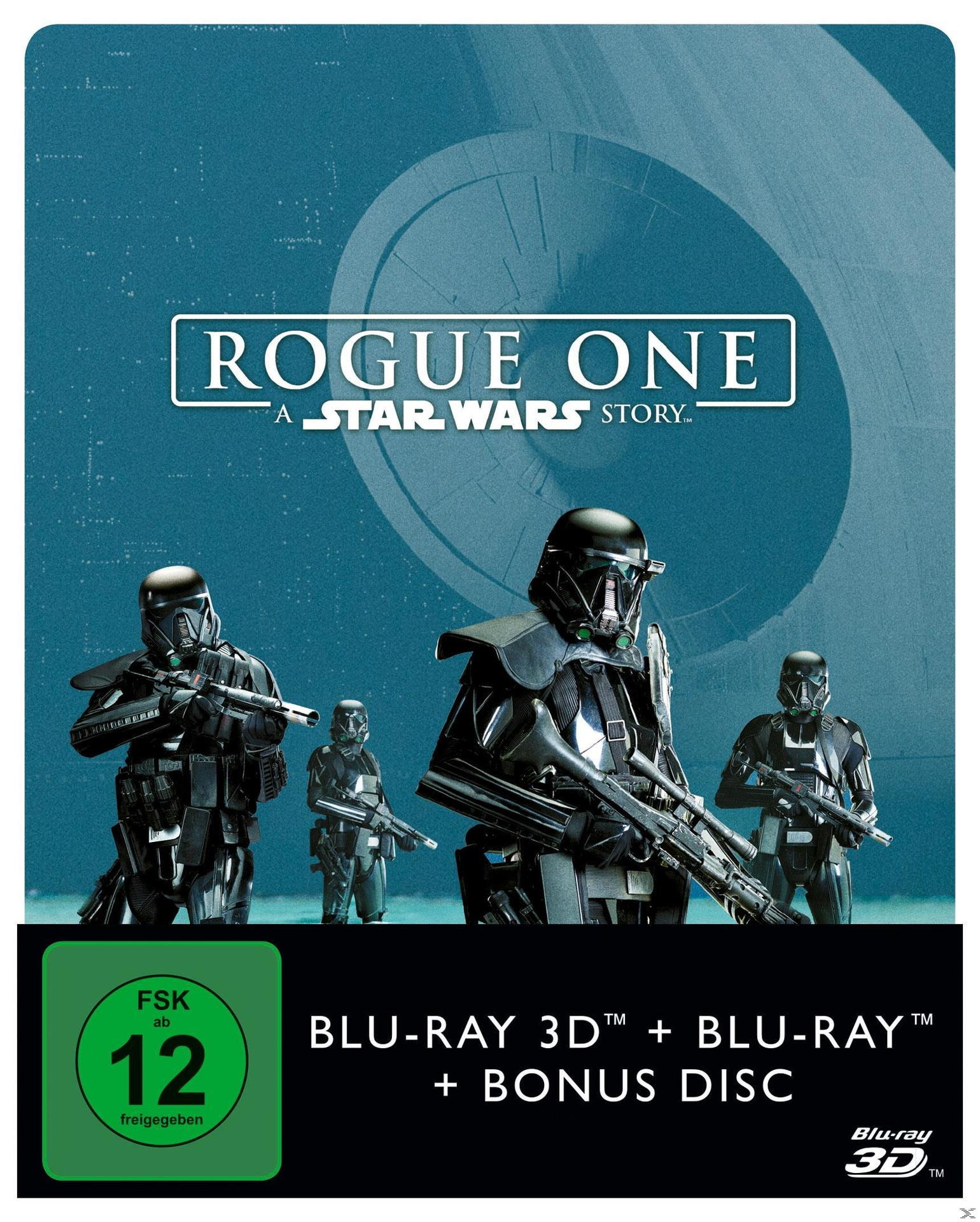 Rogue One: A Star Wars Story (2D+3D) Steelbook 3D Blu-ray (+2D)
