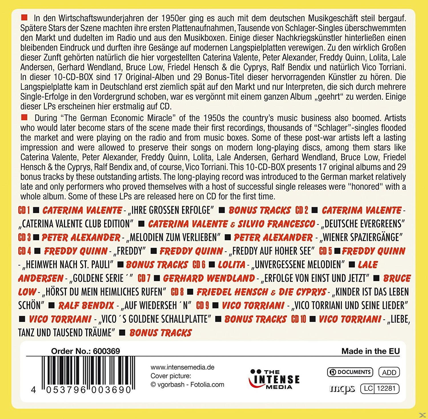 CD-Hülle mit deutschem Text, Songliste und Foto.
