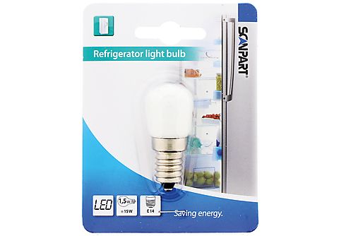 SCANPART LED koelkastlampje - E14 fitting - 1,5 (=15) Watt