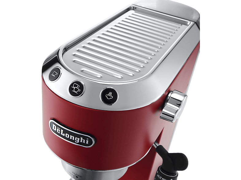 De'Longhi EC685.R Dedica Style Espressomaschine (Rot, 1350 Watt, 15 bar) — Foto 3 von 5
