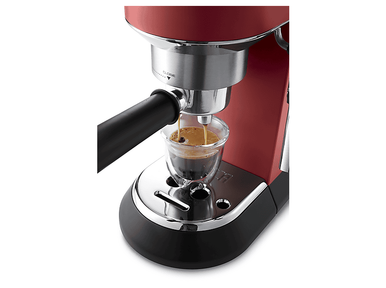 De'Longhi EC685.R Dedica Style Espressomaschine (Rot, 1350 Watt, 15 bar) — Foto 5 von 5