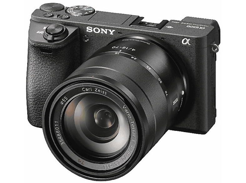 Cámara Evil - Sony Alpha ILCE6500ZBDI, 24.2 MP, 11 fps, 5 ejes + Lente Zeiss SEL16-70Z 16 - 70