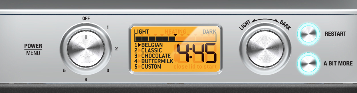 GASTROBACK 42422 Advanced 2S Waffeleisen Silber