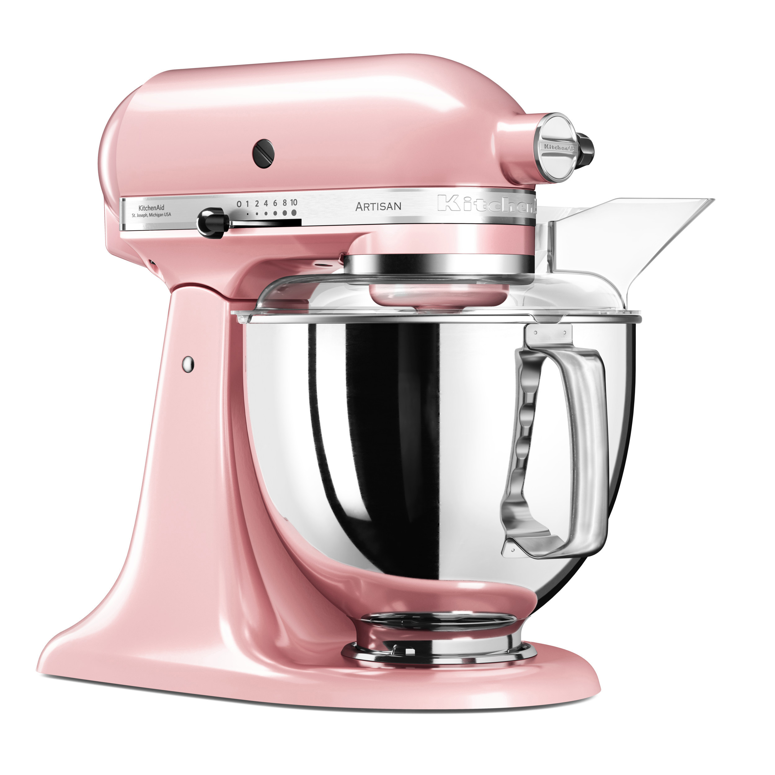 KITCHENAID 5KSM175PSESP Artisan Küchenmaschine Silk Seiden Pink (Rührschüsselkapazität: 4,8 l, 300 Watt)