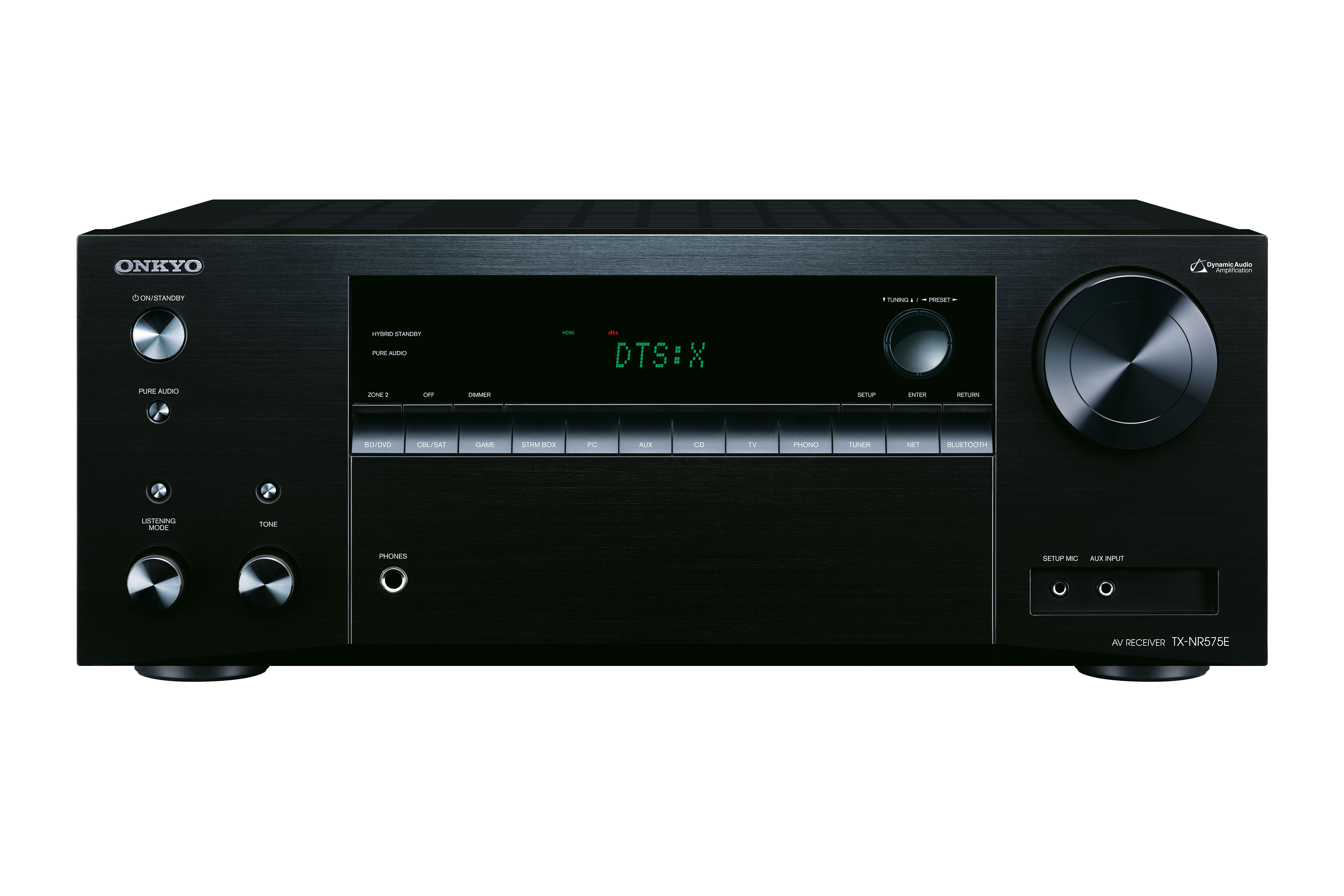 ONKYO TX-NR575E AV-Receiver (7.2 Kanäle, Schwarz)
