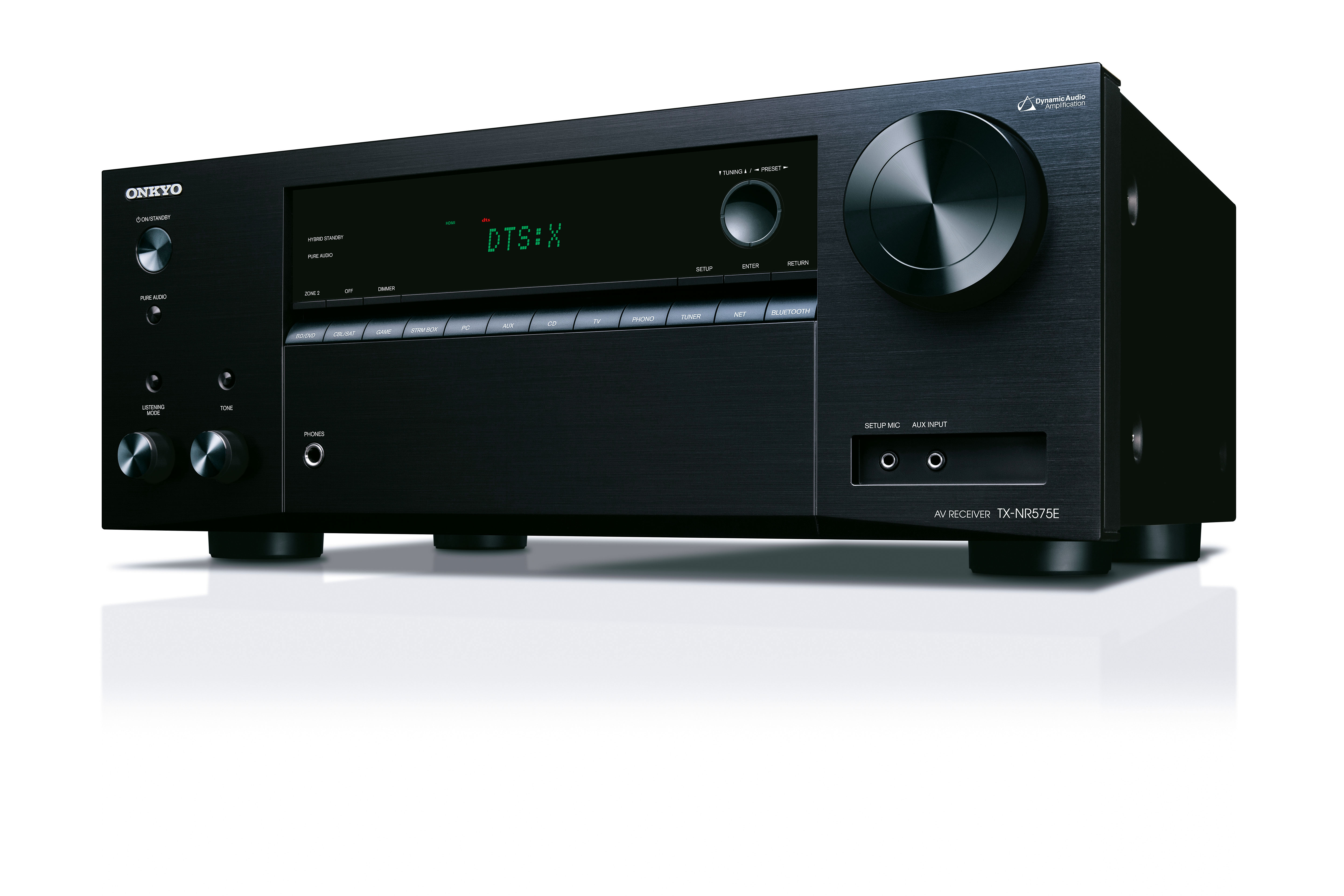 ONKYO TX-NR575E AV-Receiver (7.2 Kanäle, Schwarz)