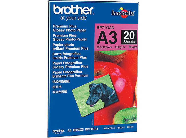 Brother Papier Glacé A3 (bp71ga3)