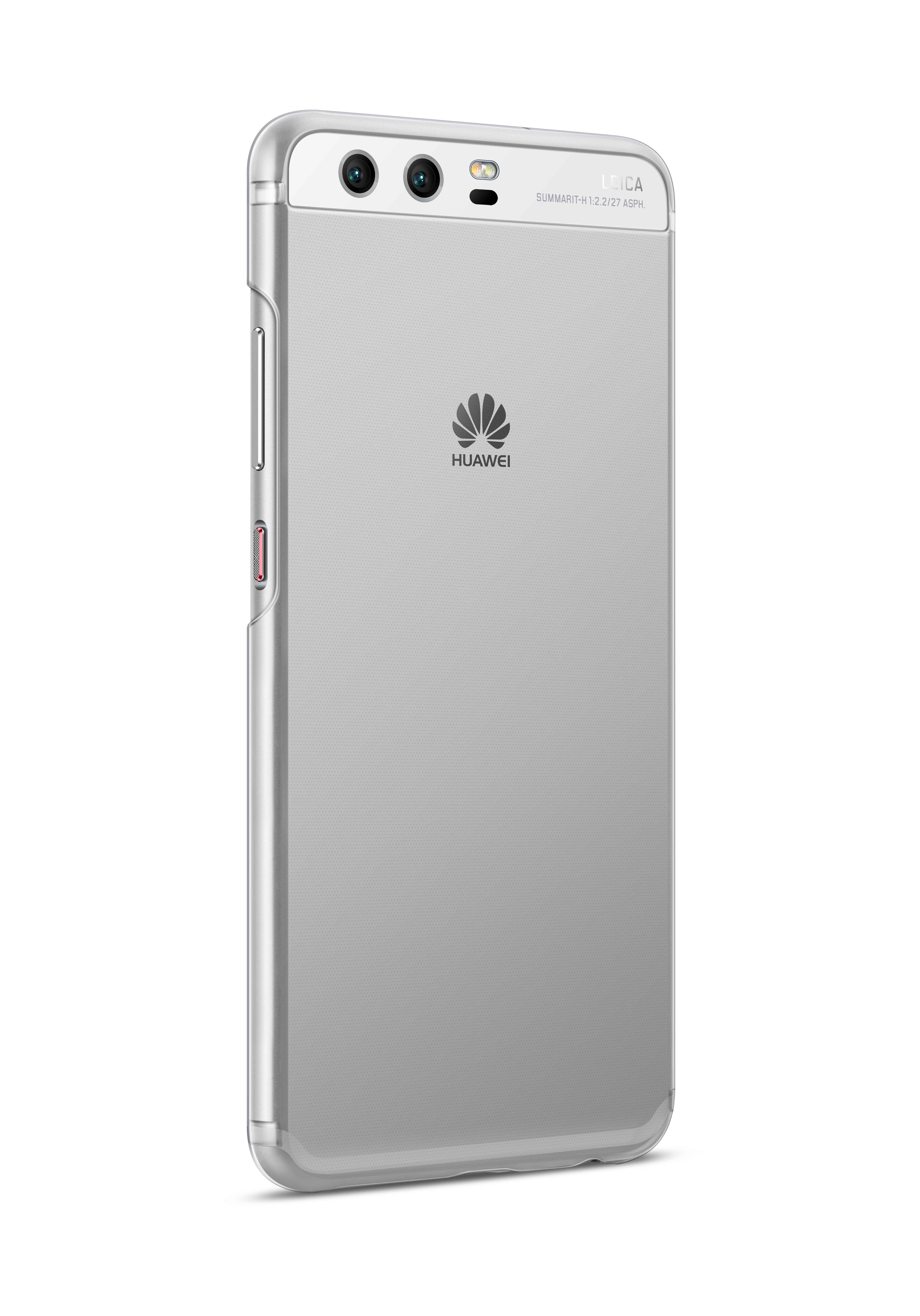 HUAWEI PC, Backcover, P10, Huawei, Weiß Transparent