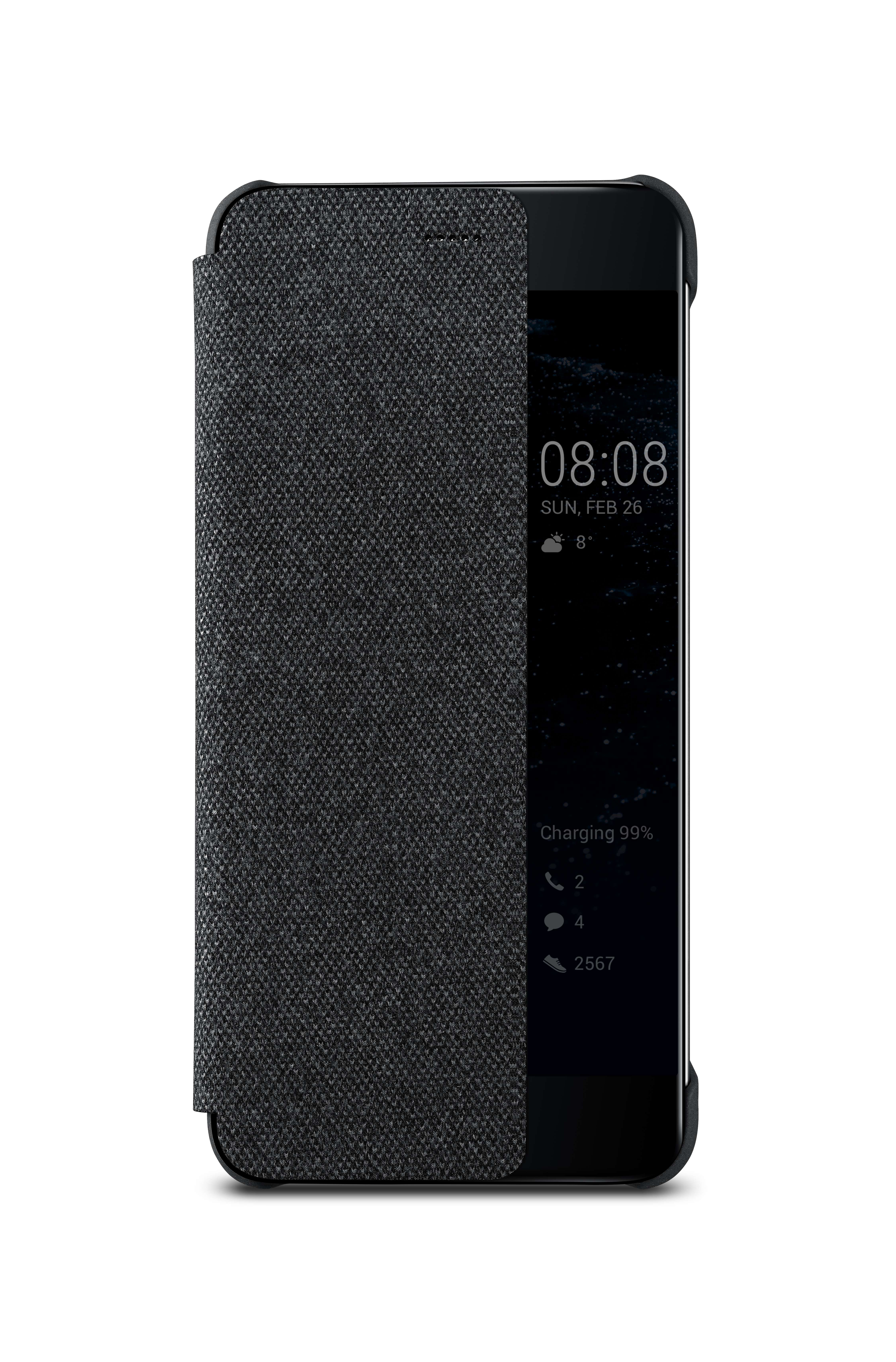 HUAWEI View, Bookcover, Huawei, P10, Dunkelgrau