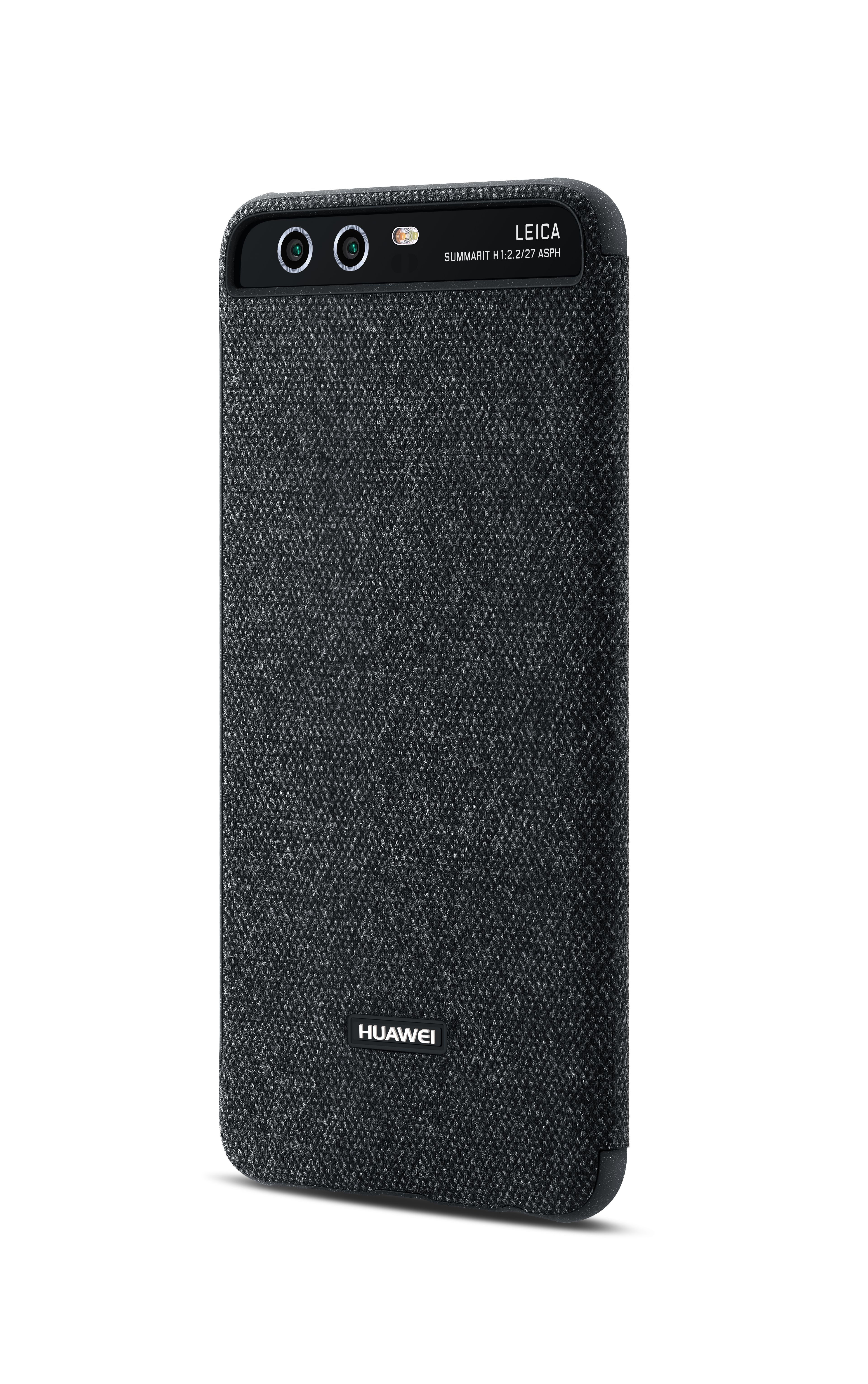 HUAWEI View, Bookcover, Huawei, P10, Dunkelgrau