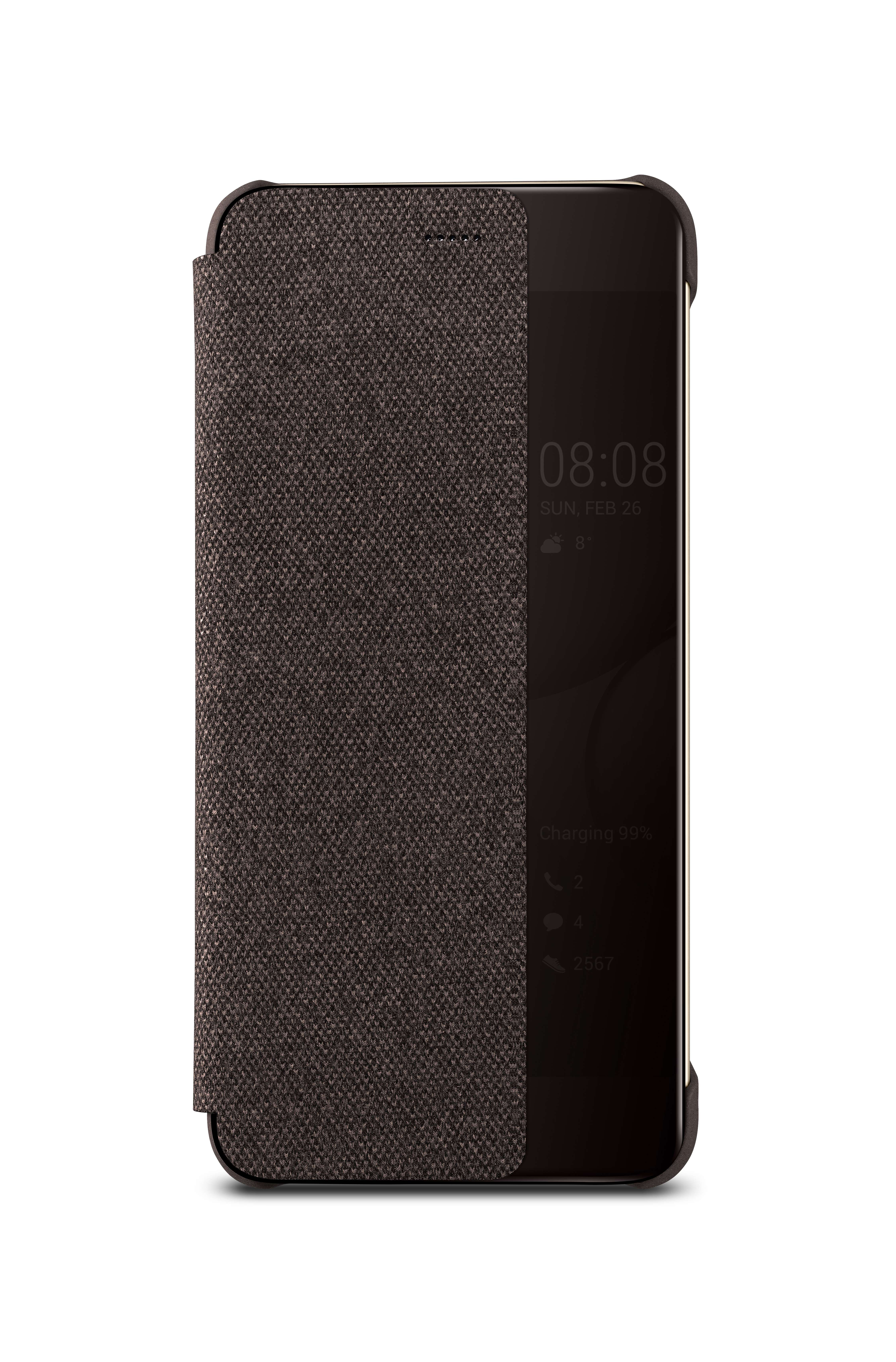 HUAWEI View, Bookcover, Huawei, P10, Braun