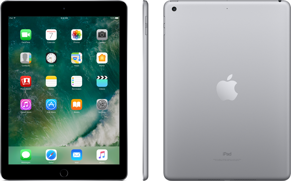 APPLE iPad 9.7" Wi-Fi 128 GB Space grau (MP2H2FD/A) - (Ausstellungsstück)
