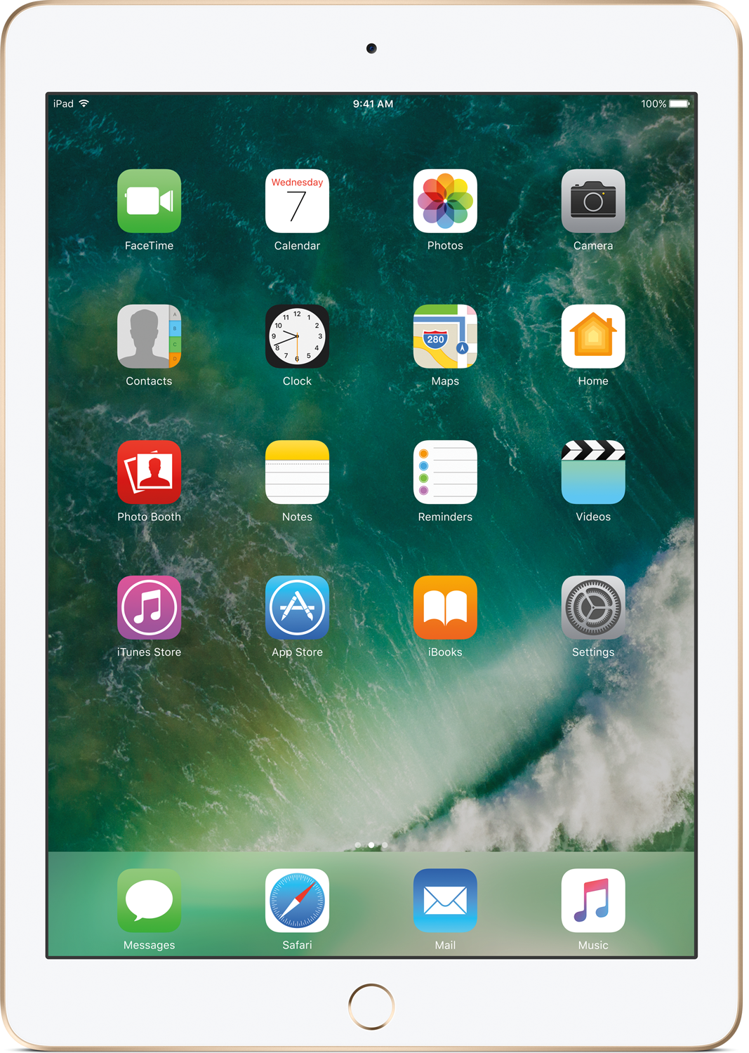APPLE iPad 9.7" 128 GB Wi-Fi Gold Edition 2017 (MPGW2NF/A)
