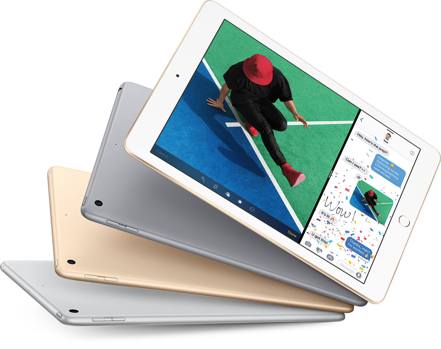 APPLE iPad 9.7" 128 GB Wi-Fi Space Gray Edition 2017 (34875)