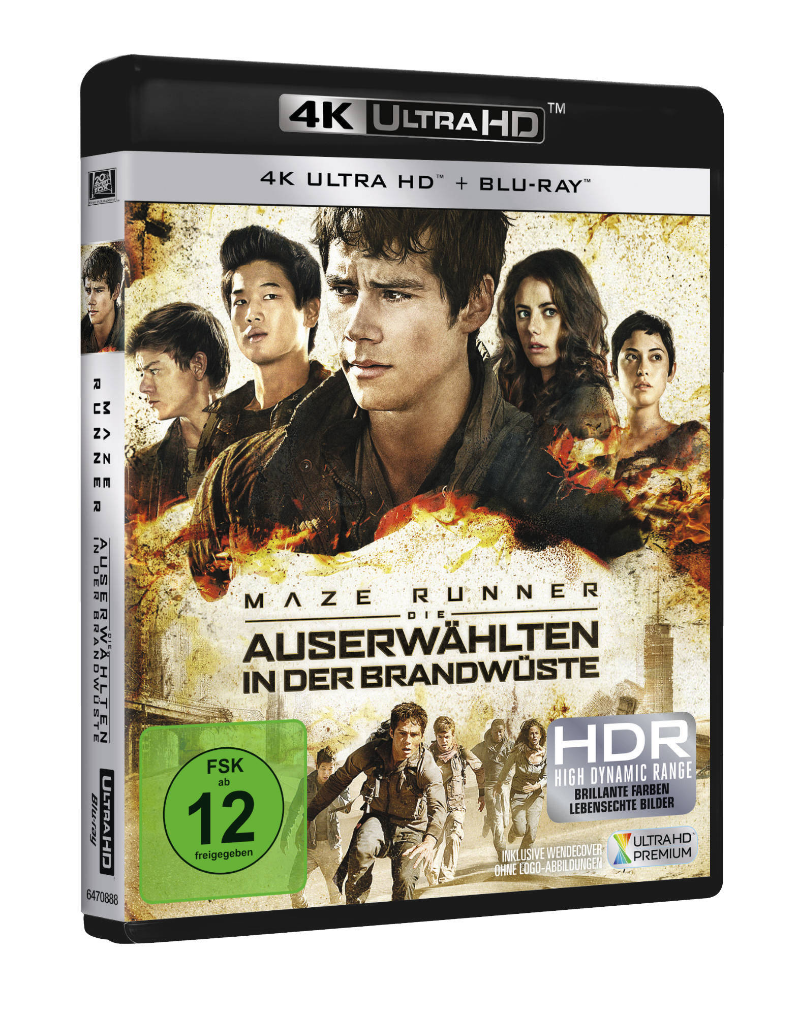 Maze Runner DVD-Hülle mit Filmbild.