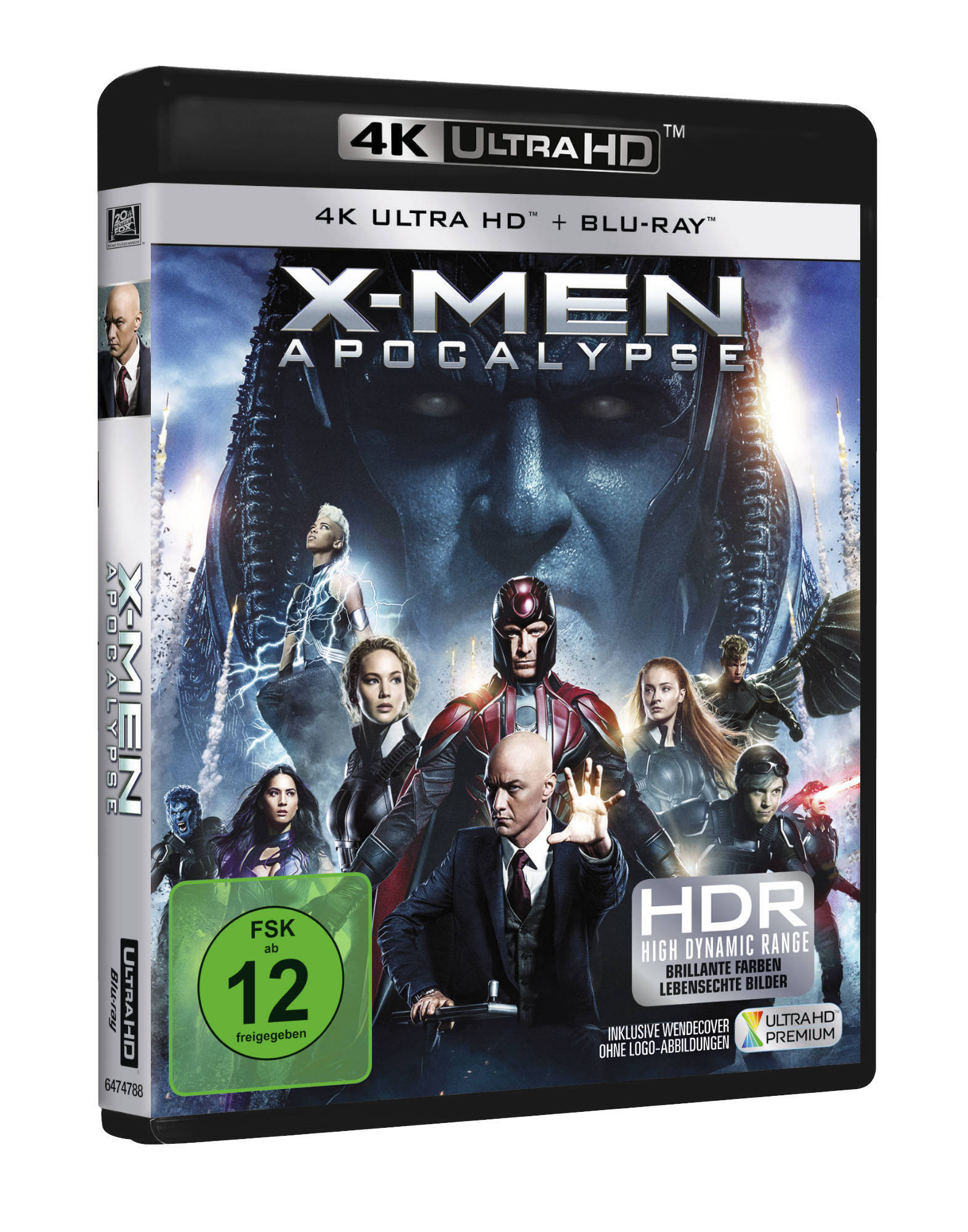 X-Men Apocalypse 4K Ultra HD Blu-ray + Blu-ray