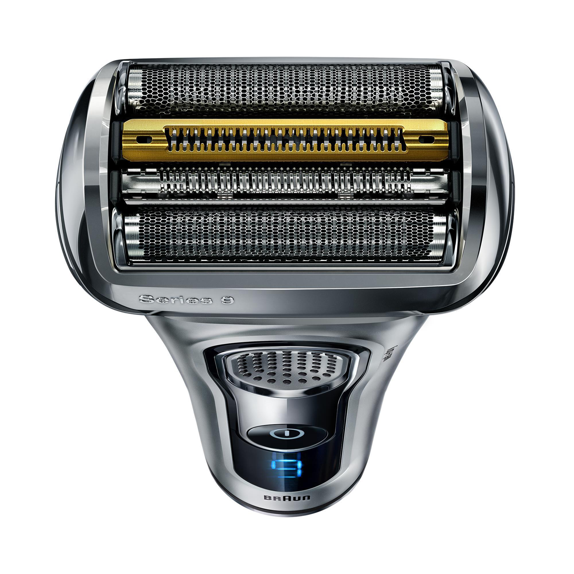 BRAUN Braun Series 9  Rasierer Silber (SyncroSonic™ Technologie, Reinigungsstation: Ja)