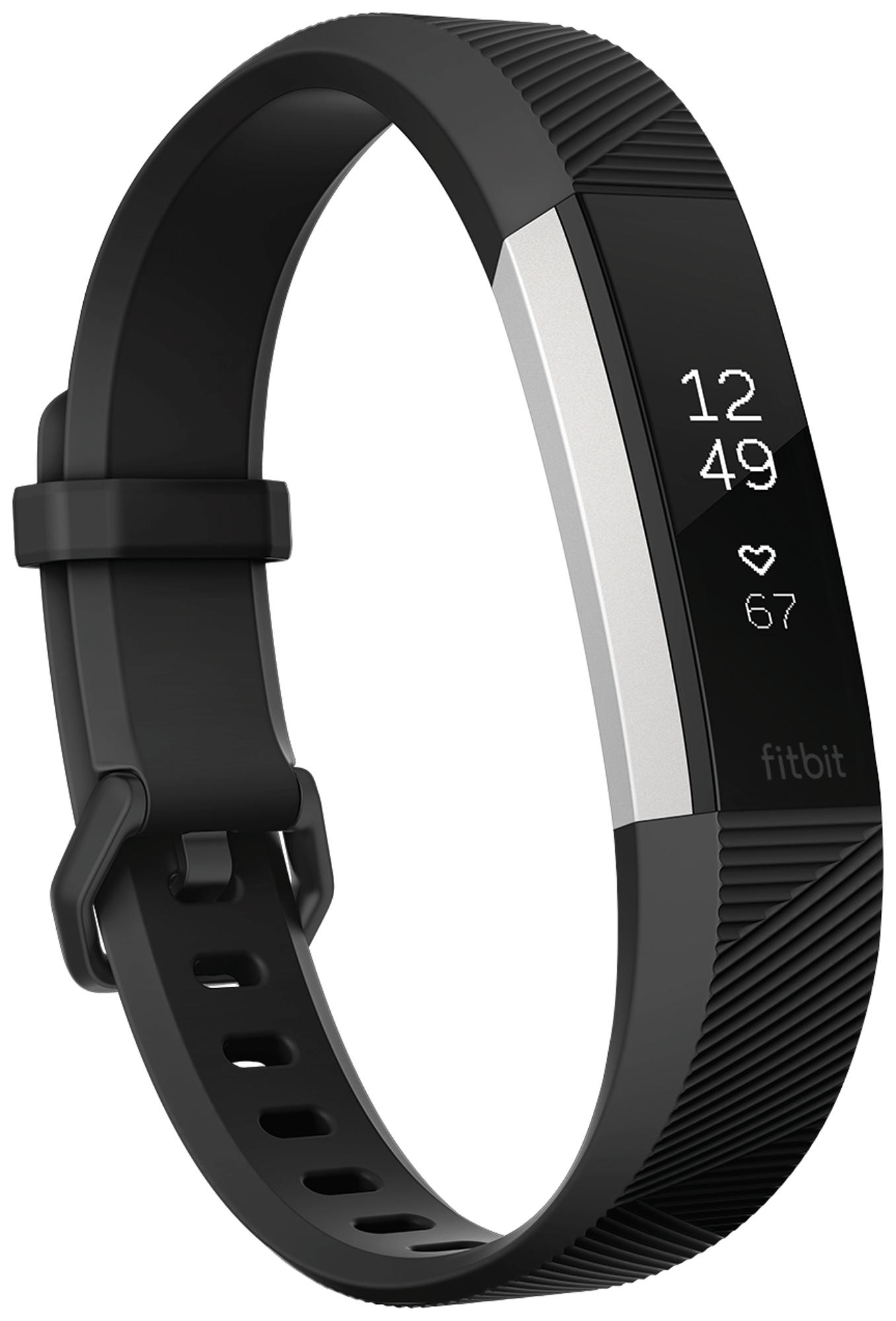 FITBIT Alta HR, Fitness Tracker, L, Schwarz
