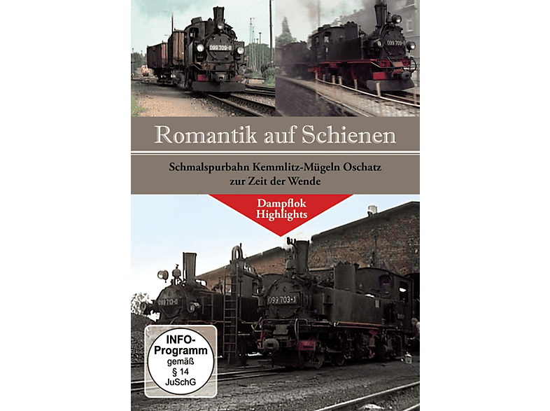 Kemmlitz-Mügeln DVD Zeit der Oschatz Dampflok zur Highlights-Schmalspurbahn Wende