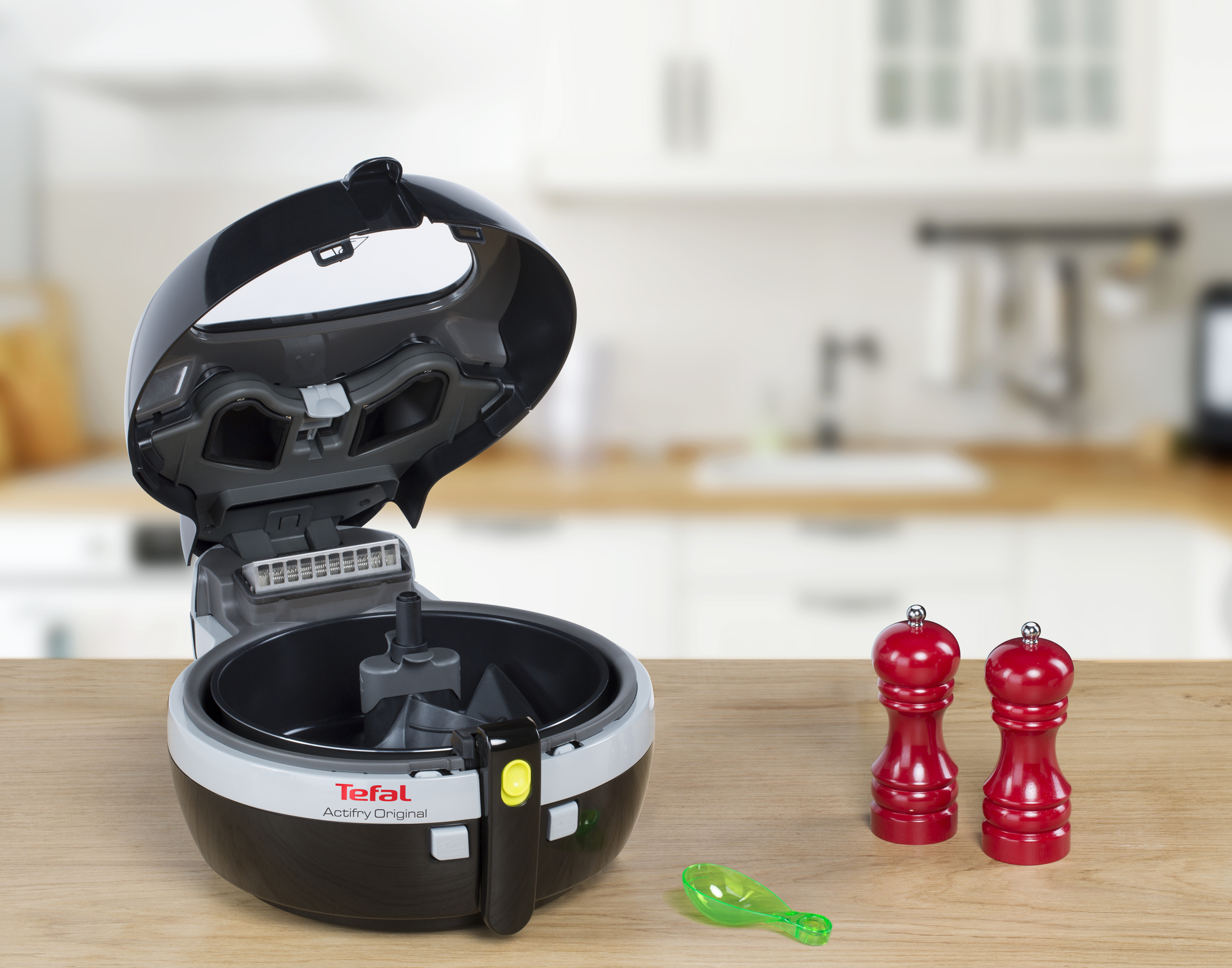 TEFAL FZ7108 ActiFry Heißluftfritteuse 1400 Watt Schwarz/Grau