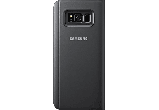 SAMSUNG Galaxy S8+ Clear View Standing Flipcover Zwart