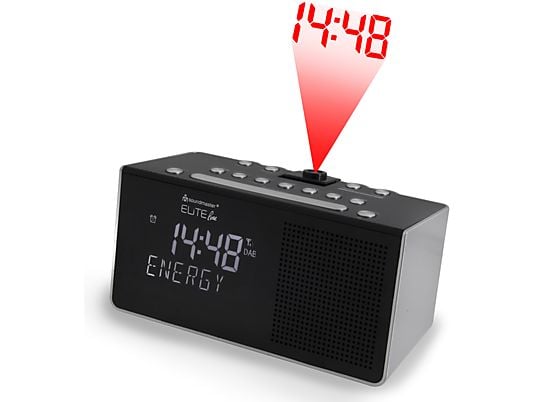 SOUNDMASTER UR8200SI - Radio-réveil (DAB+, FM, Argent)