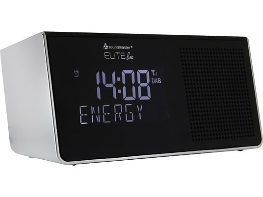 SOUNDMASTER UR8200SI - Radiosveglia (DAB+, FM, Argento)