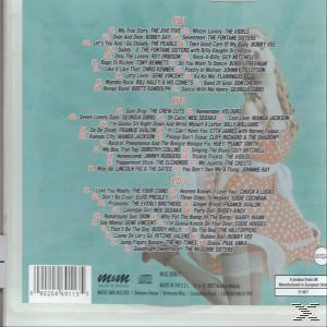 Album-Rückseite mit einer Frau und Songtiteln aufgedruckt.