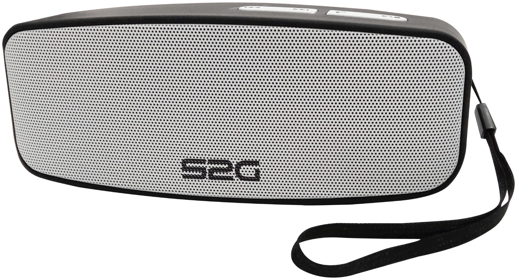 SOUND2GO Axess Stereo Bluetooth Lautsprecher, Schwarz/Weiß