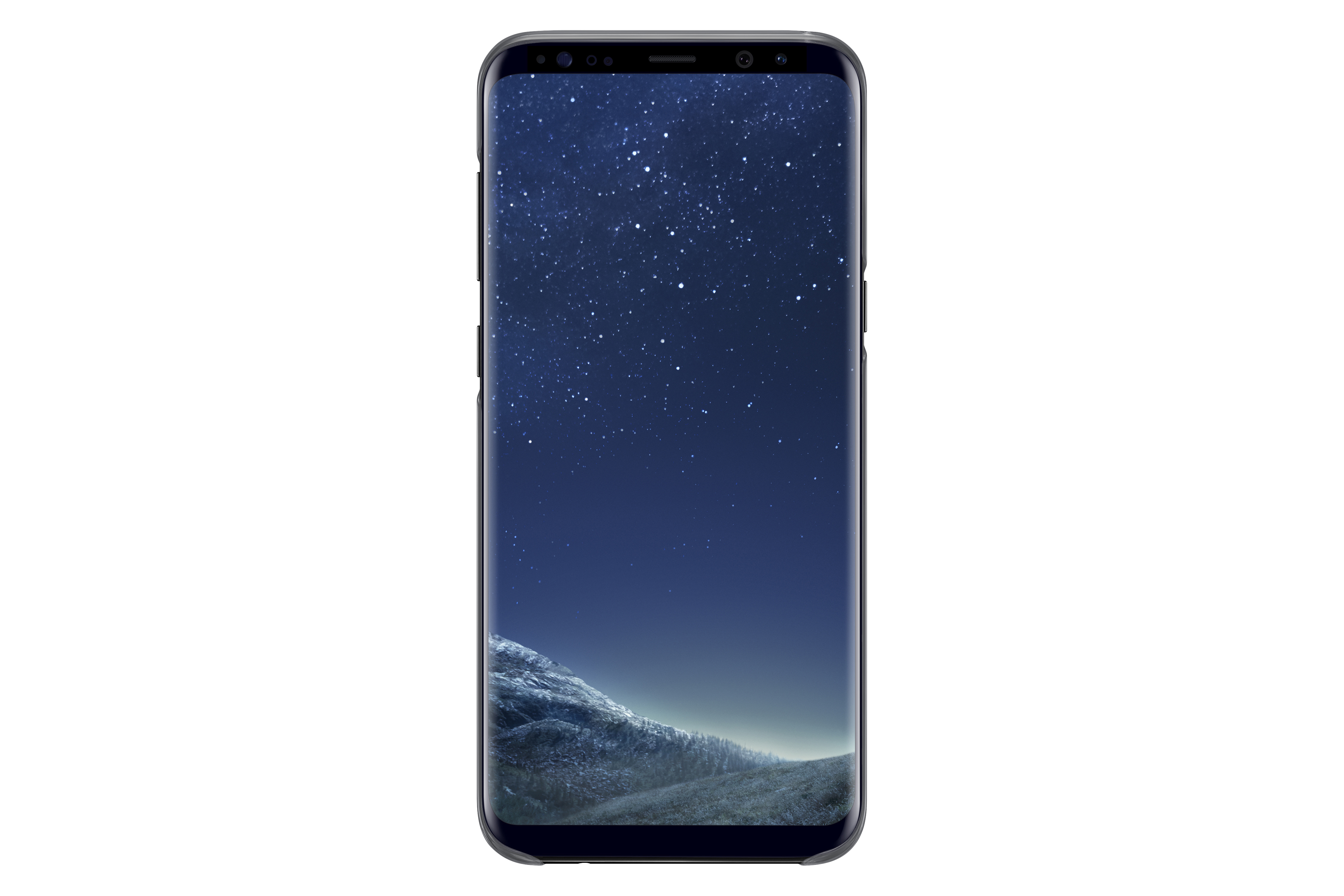 SAMSUNG Clear Cover, Backcover, Samsung, Galaxy S8, Schwarz