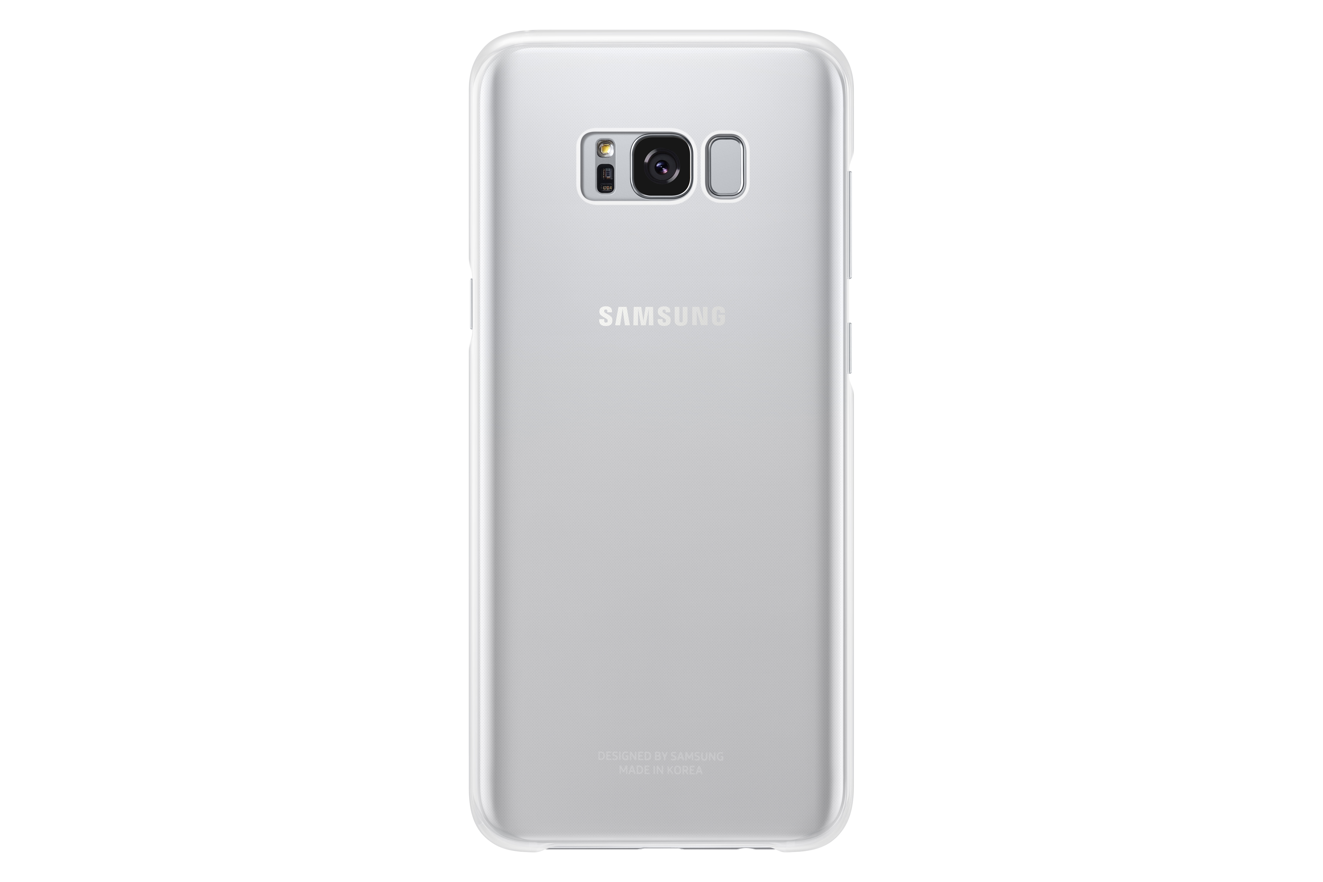 SAMSUNG Clear, Backcover, Samsung, Galaxy S8, Silber