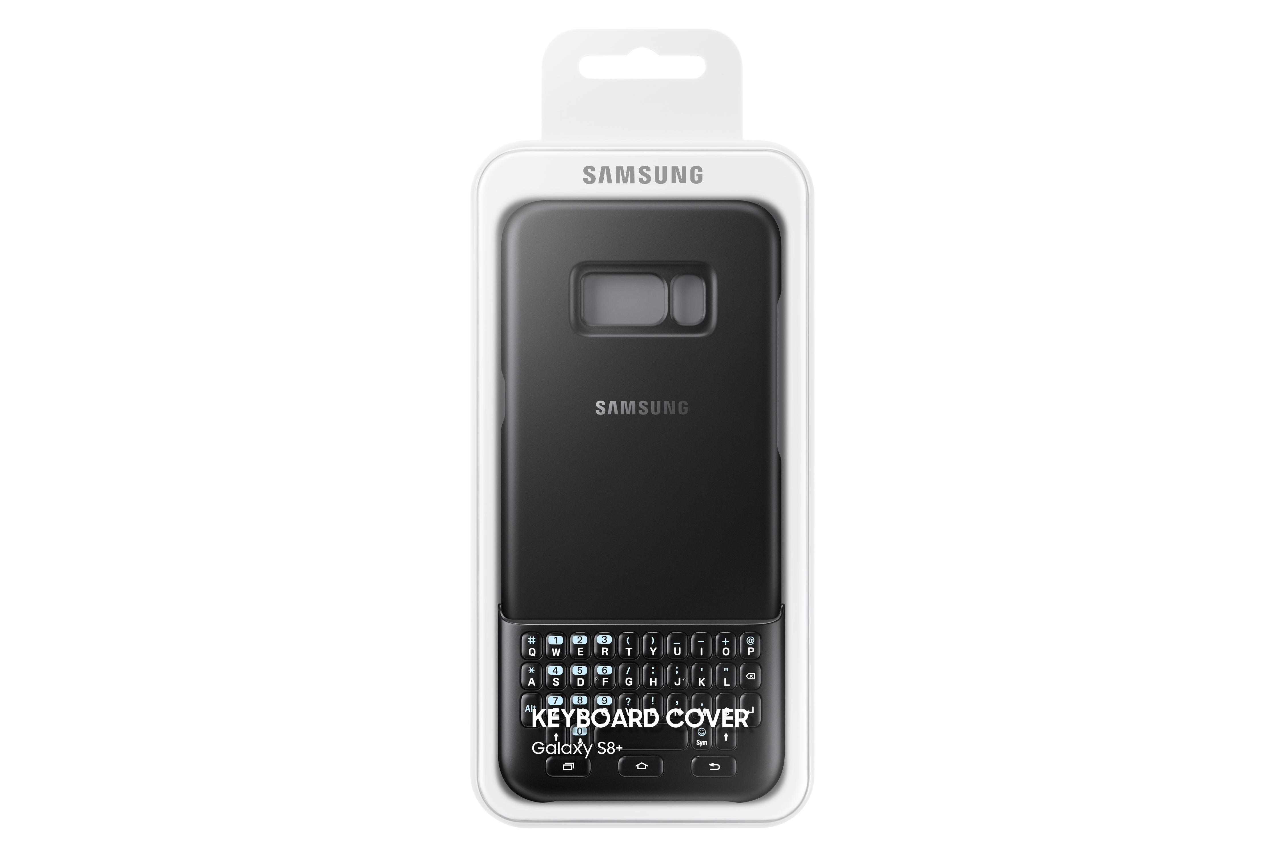 SAMSUNG Keyboard Cover, Backcover, Samsung, Galaxy S8+, Schwarz