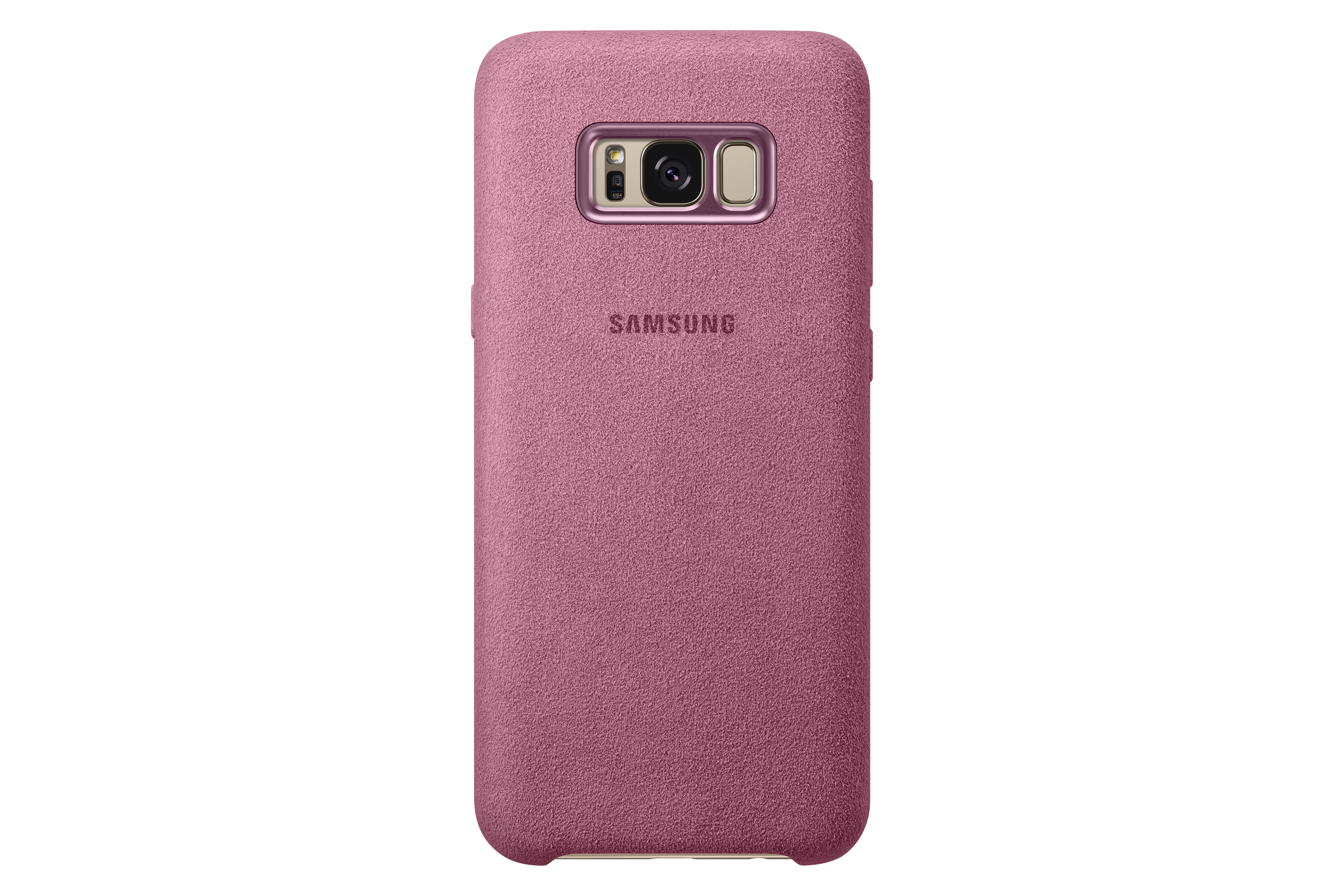 SAMSUNG Alcantara Cover, Backcover, Samsung, Galaxy S8+, Pink
