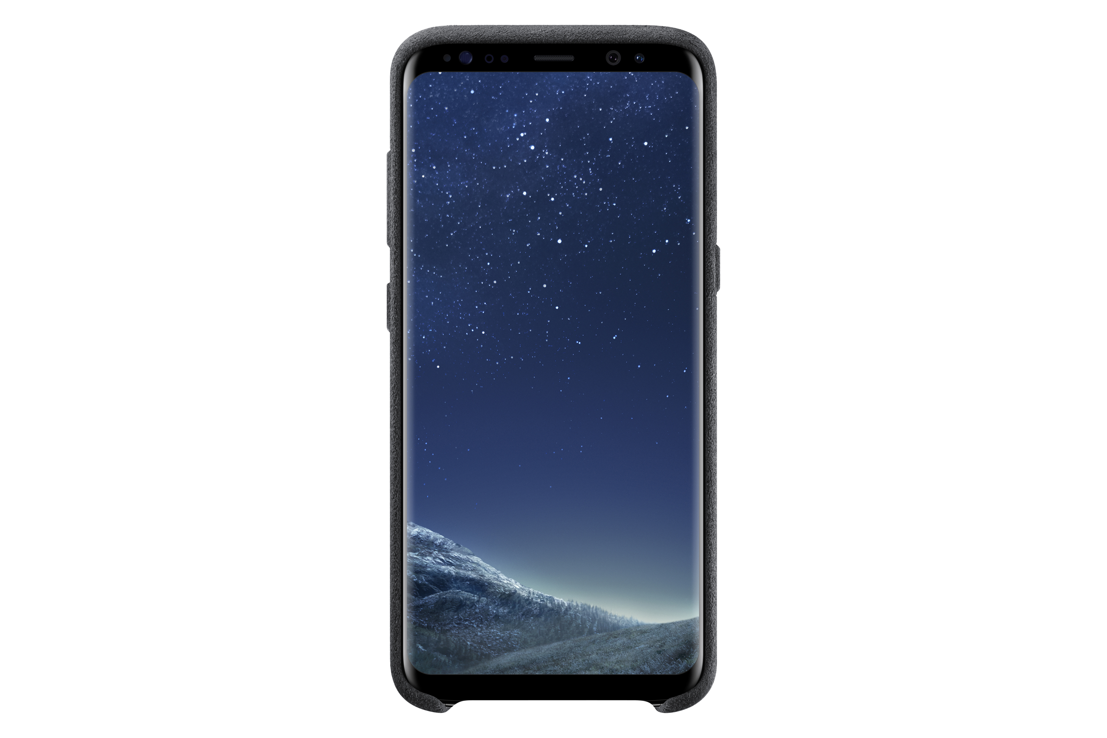 SAMSUNG Alcantara, Backcover, Samsung, Galaxy S8, Black