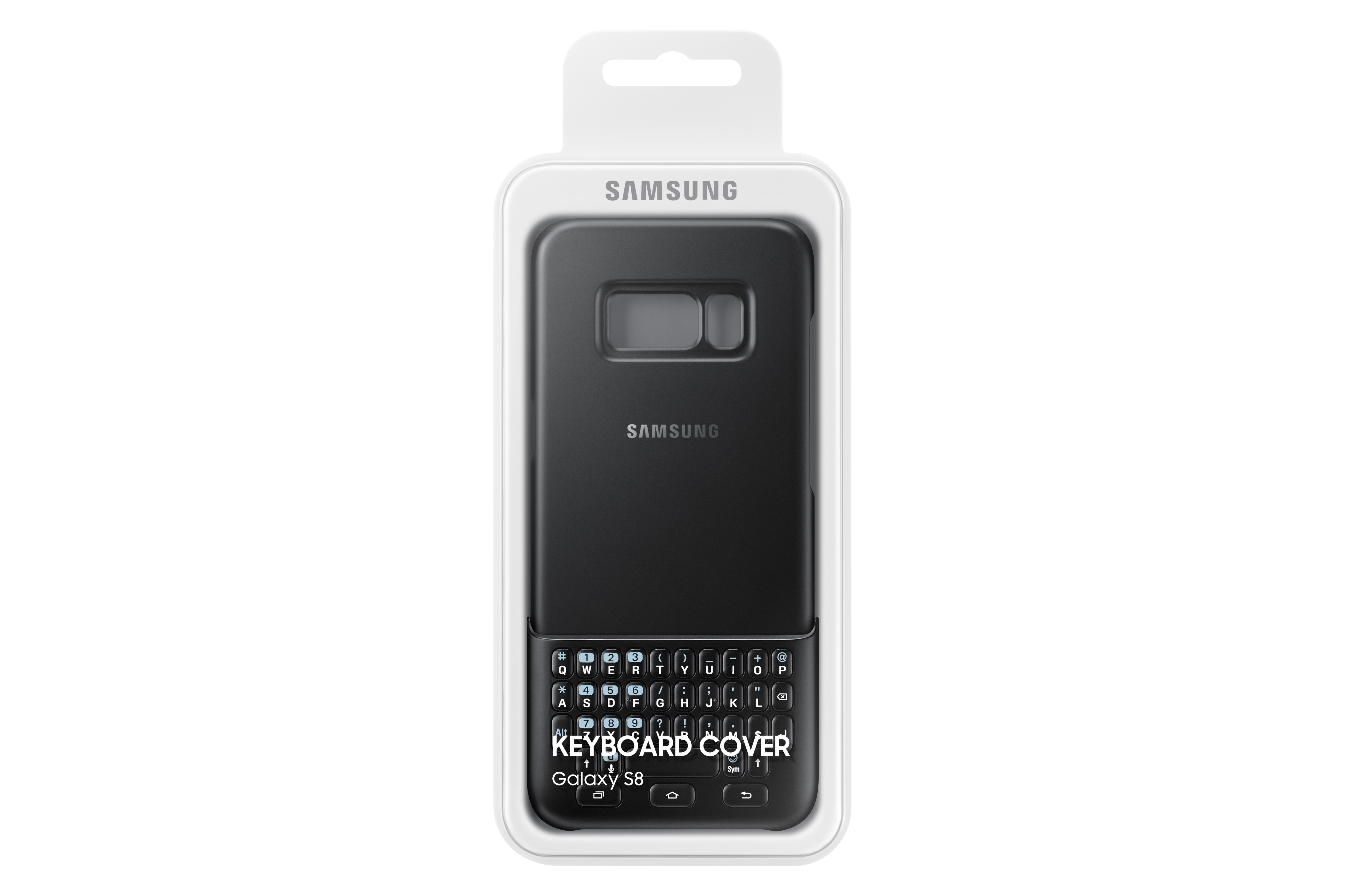 SAMSUNG Keyboard Cover, Backcover, Samsung, Galaxy S8, Schwarz
