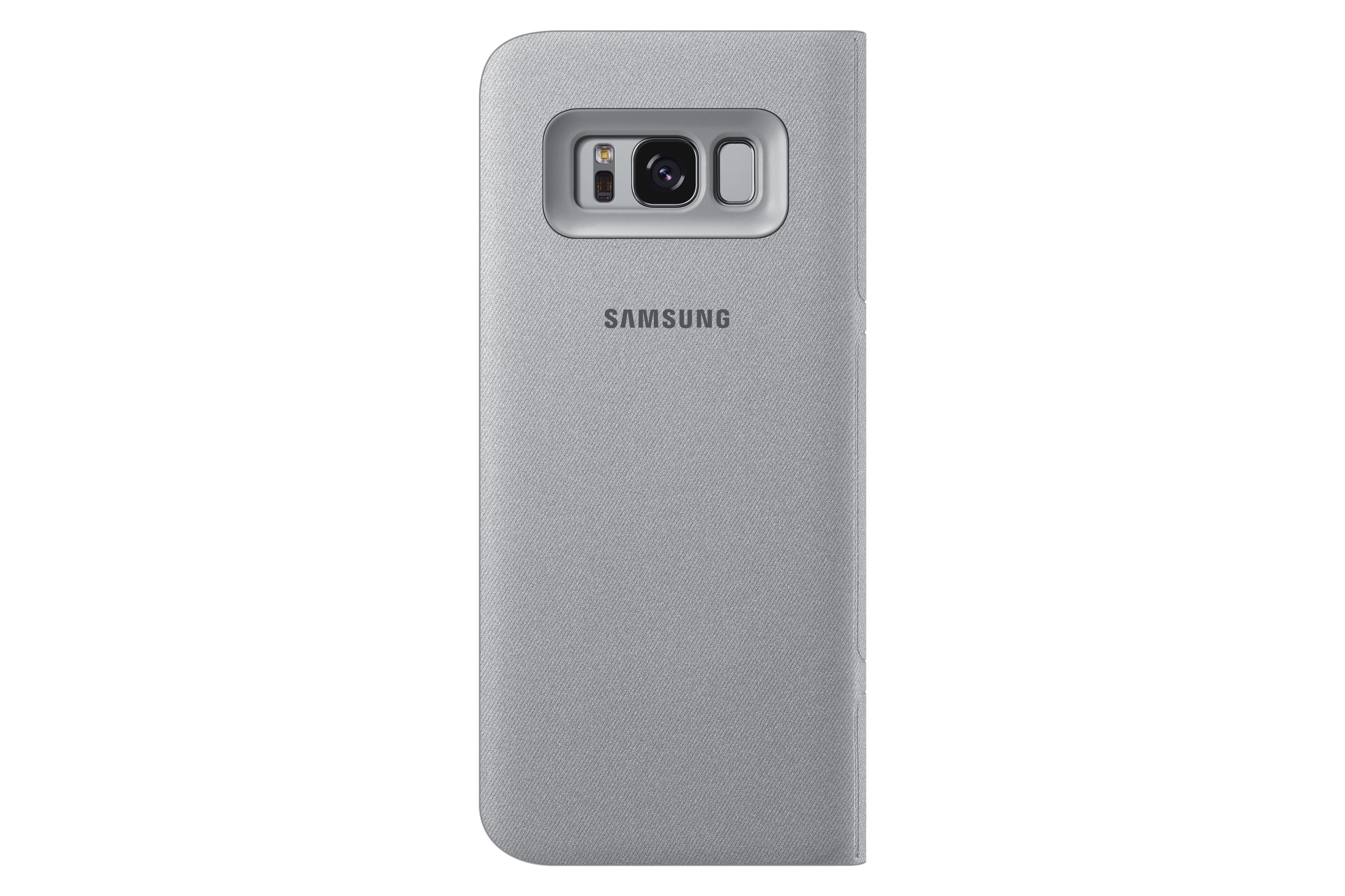 SAMSUNG LED View Cover, Bookcover, Samsung, Galaxy S8, Silber